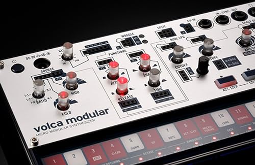 Korg Volca Modular Synthesizer Bundle with Power Supply and Austin Bazaar Polishing Cloth