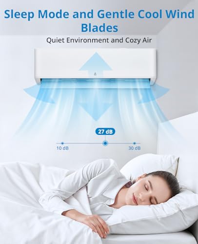 Split Air Conditioner Split AC/Heating System, 23 SEER Split-System Air Conditioner Inverter Wall Mount Ductless Split A/C