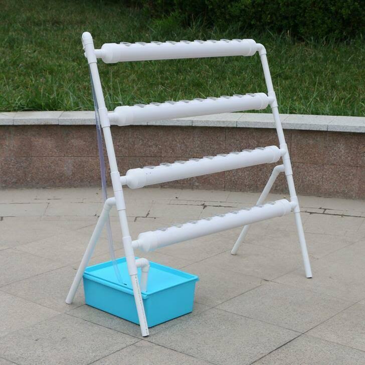 Ladder-Style Hydroponic Site Grow Kit 36 Holes Garden System Vegetable