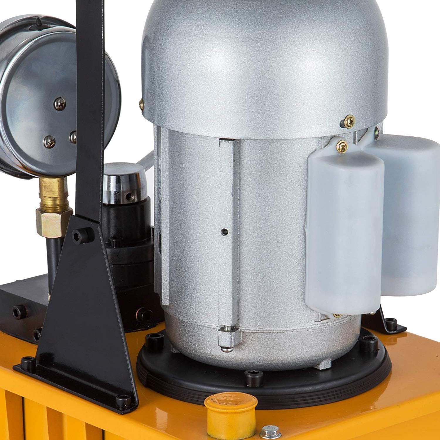 Happybuy Hydraulic Pump Electric Double Acting Manual Valve Hydraulic Pump 10000 PSI Electric Hydraulic Power Unit for Home and Commercial Using (Double Acting)