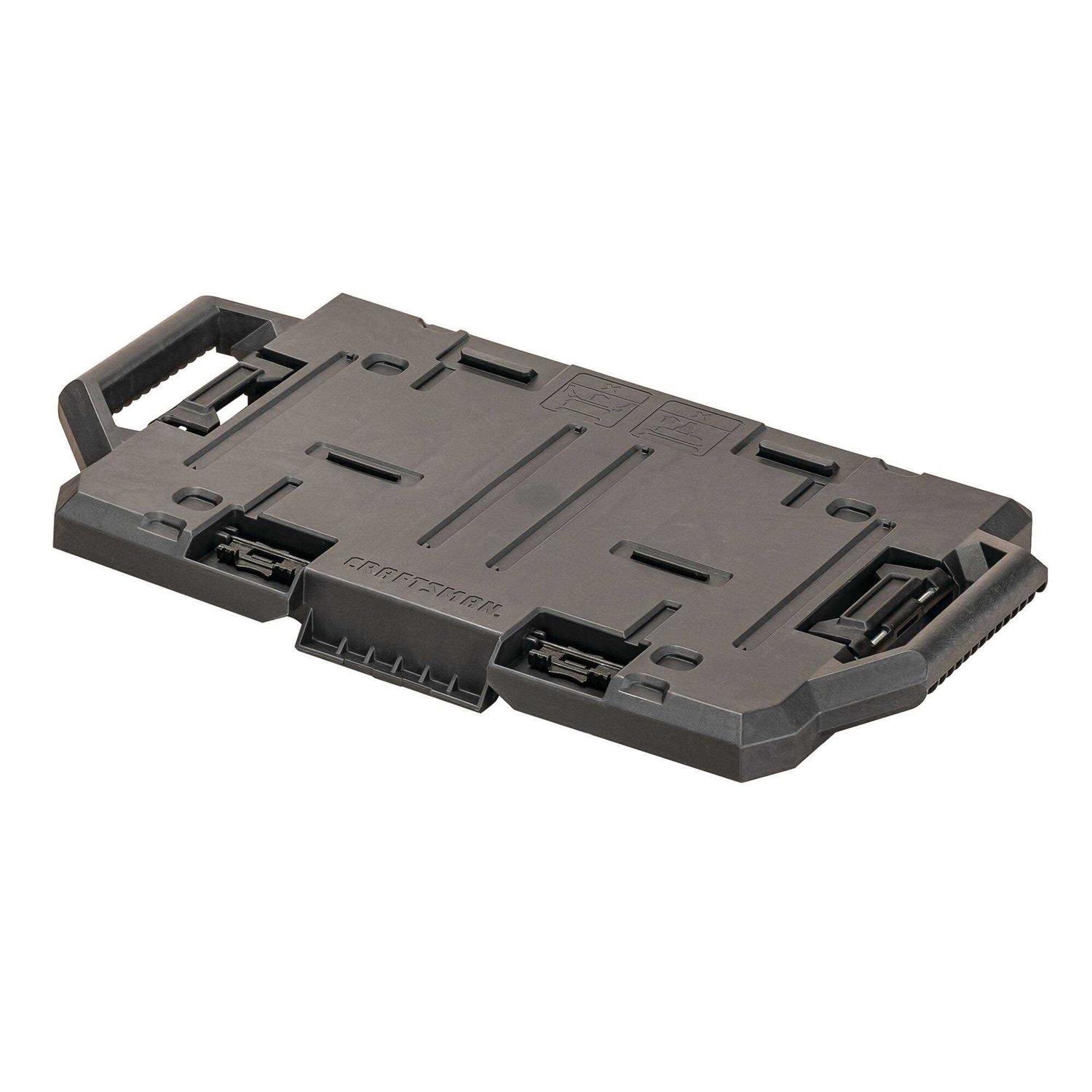 CRAFTSMAN TRADESTACK System 22.5-in Black Structural Foam Lockable Tool Box CMST21445