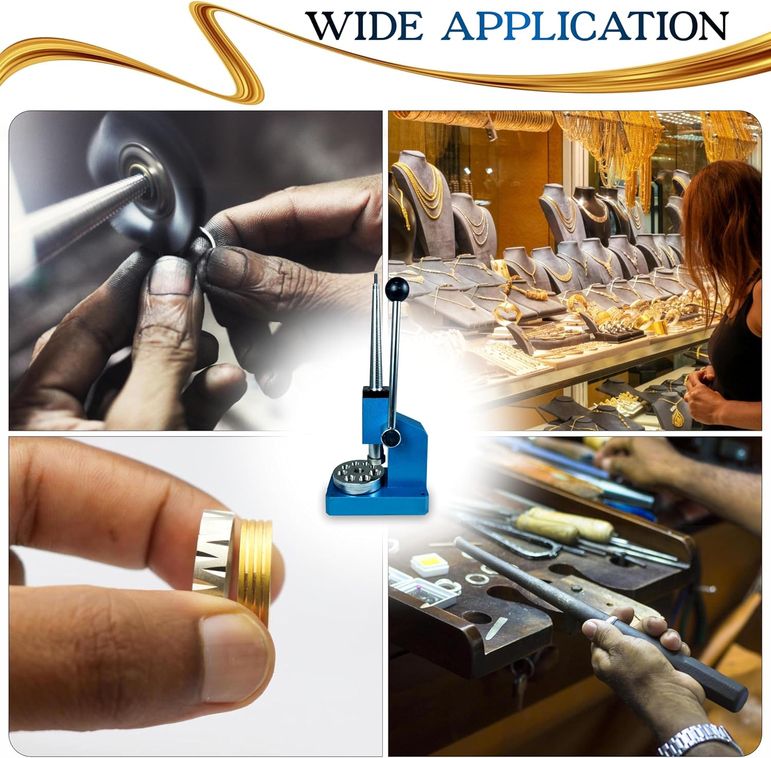 Ring Stretcher Reducer & Enlarger Size Adjustment Tool Jewelry Making Machine…
