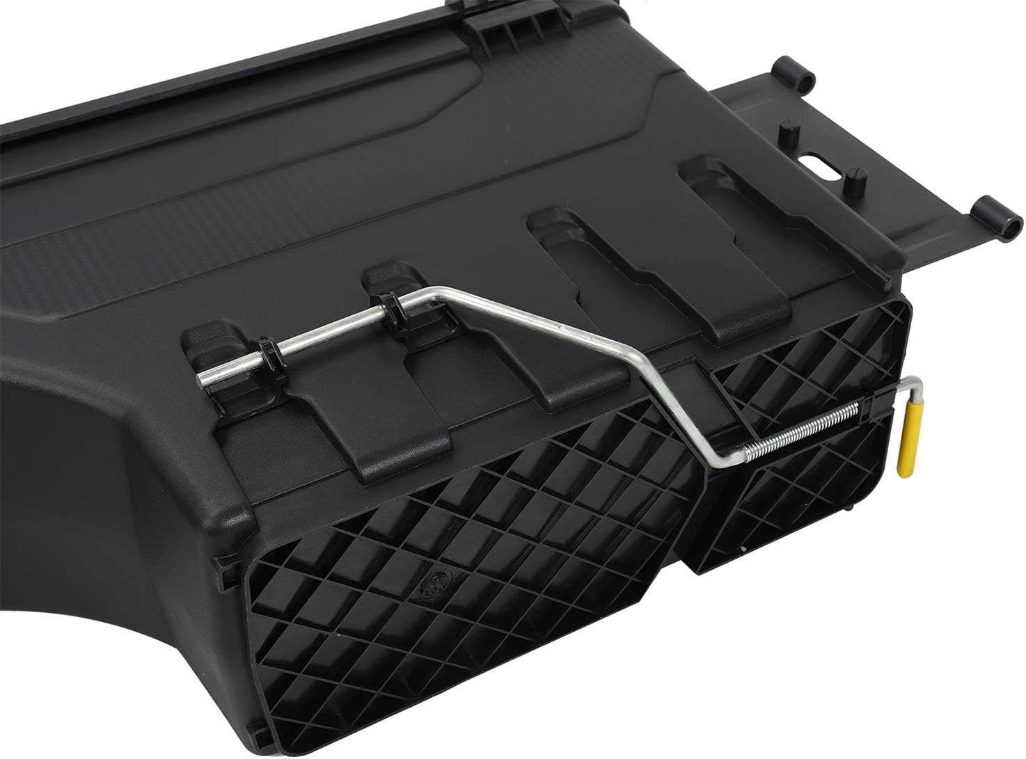 LucaSng Truck Bed Wheel Well Storage Case Tool Box Compatible with Dodge Ram 1500 2500 3500 2002-2018 Rear Driver & Passenger Side Black Lockable Storage Box Unit One Pair
