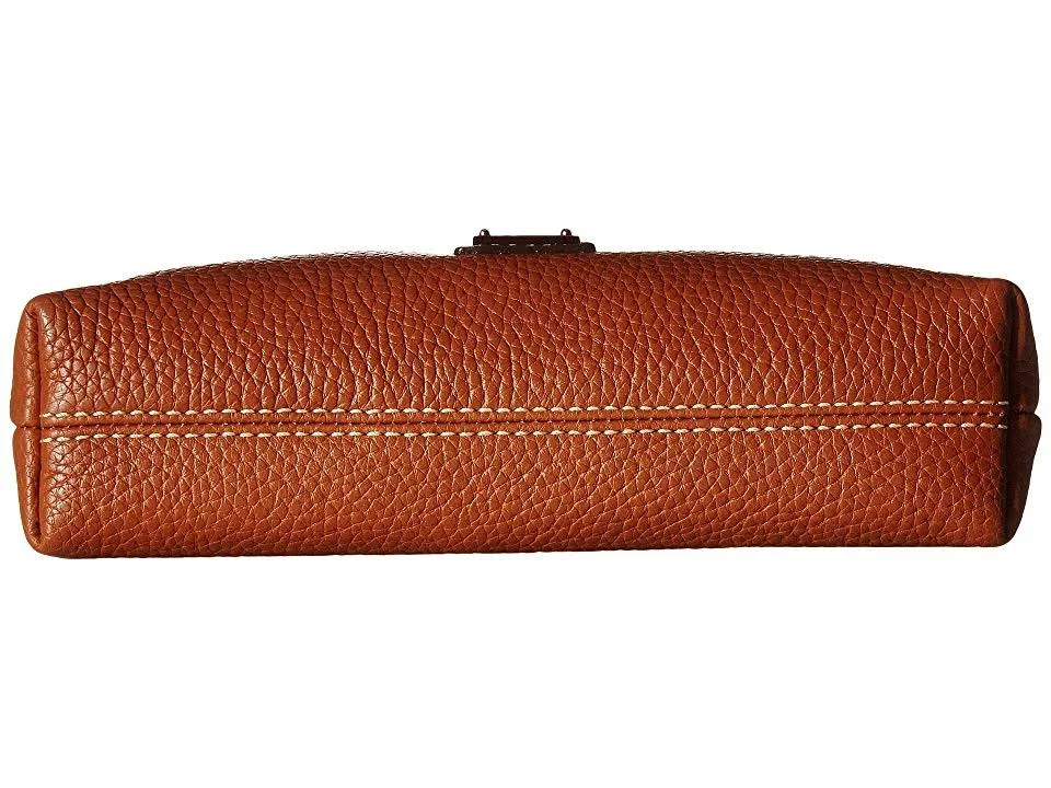 Dooney u0026 Bourke Caramel Pebble Grain Ginger Pouchette