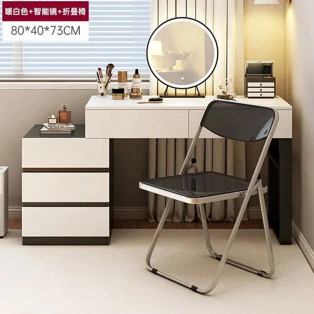 Led Chair Lacquer Dressing Table Container Nordic Comfortable Dressing Table Dressers Bedroom Tocador Maquillaje Home Furniture
