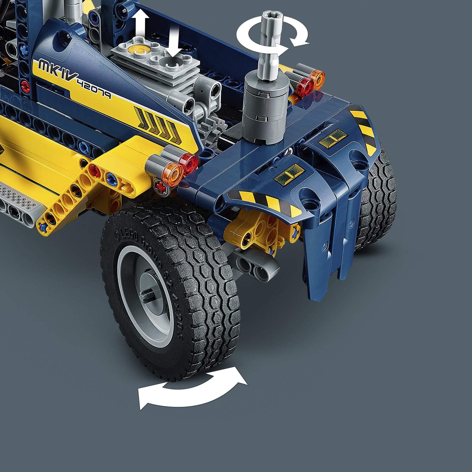 LEGO Technic Heavy Duty Forklift 42079 Building Kit (592 Pieces)