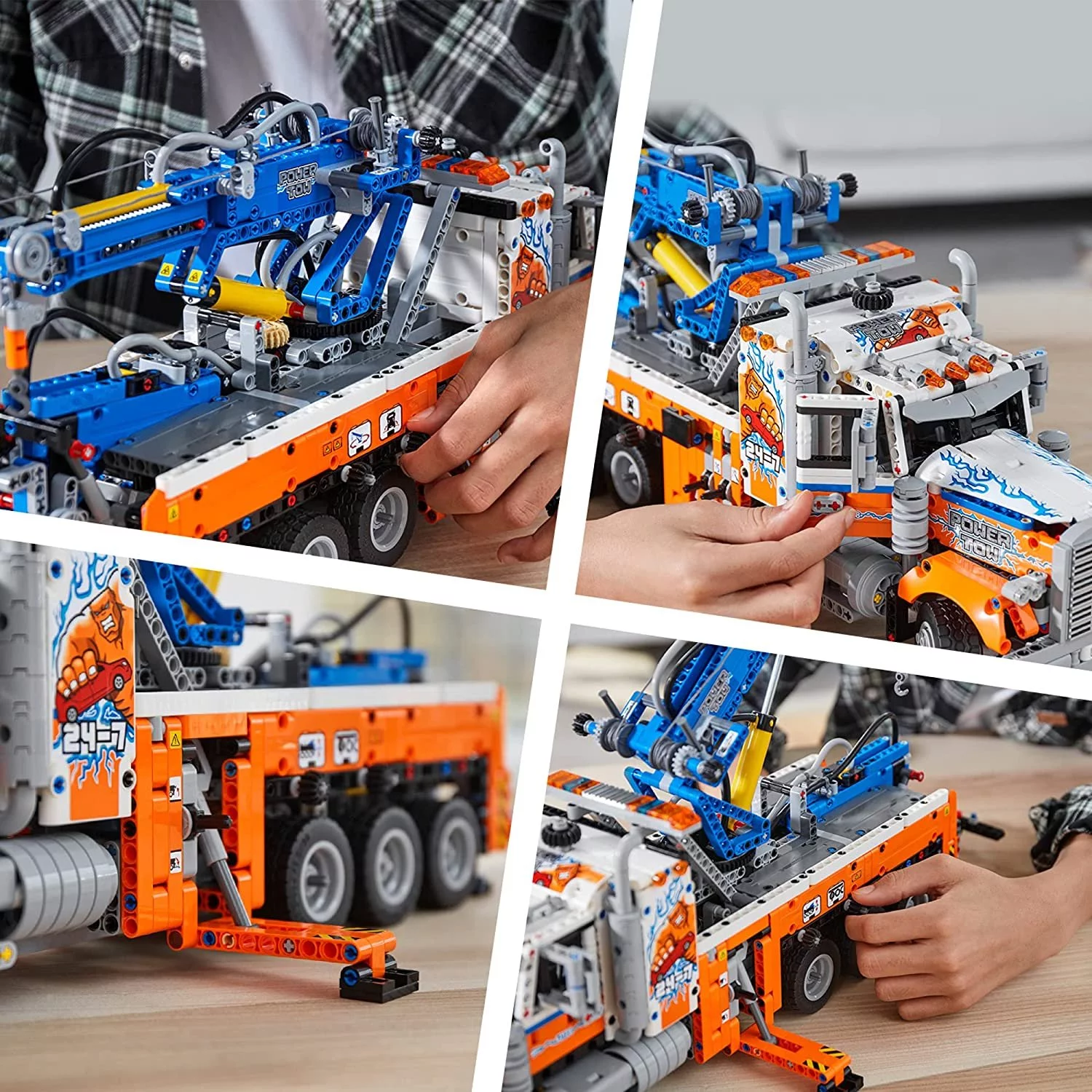 LEGO Technic Heavy-Duty Tow Truck 42128 with Crane