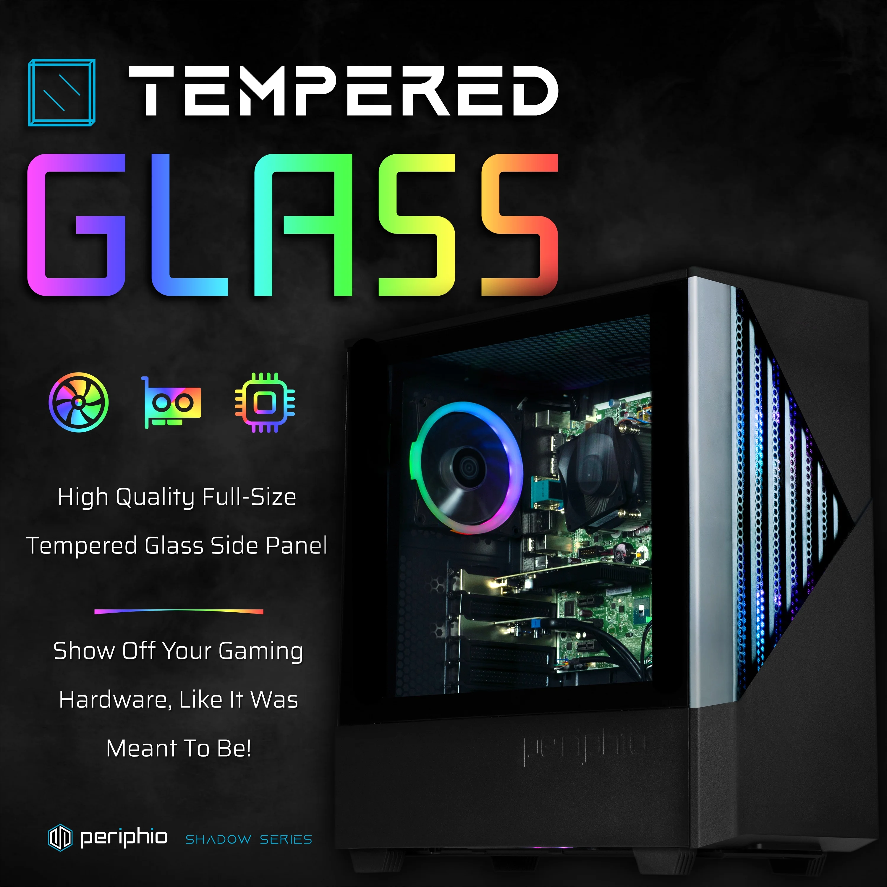 Restored Periphio Ghoul Prebuilt Gaming PC Desktop Computer Tower Intel Quad-Core i5 NVIDIA GeForce GT 1030 Graphics 16GB RAM 120GB SSD + 500GB HDD Windows 10 HDMI Wi-Fi (Refurbished)
