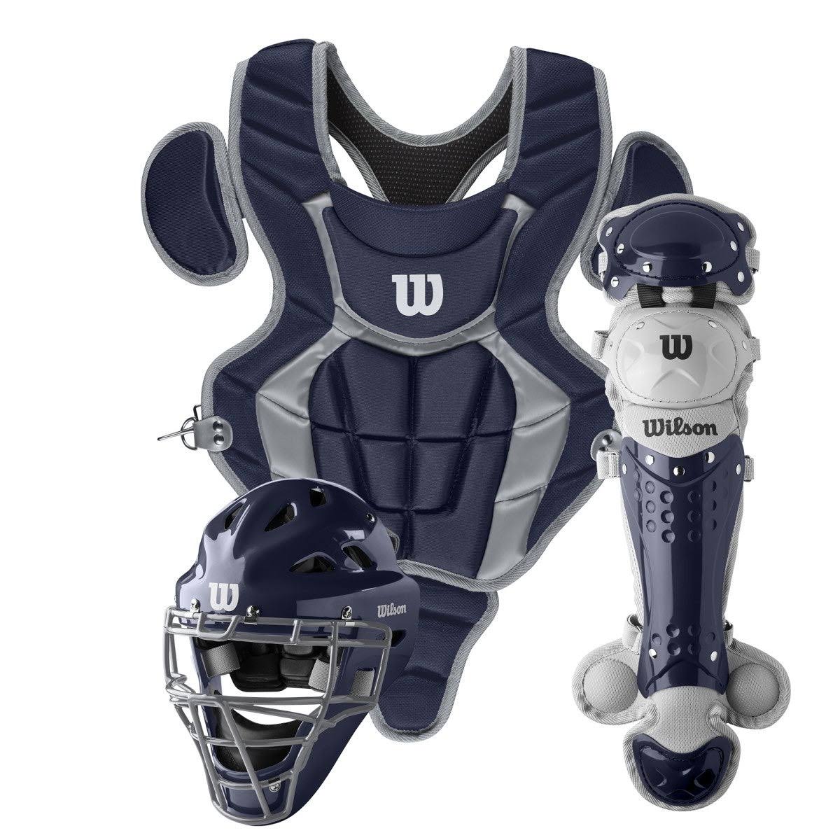 Wilson C200 Youth Catcher&s Gear Kit Navy