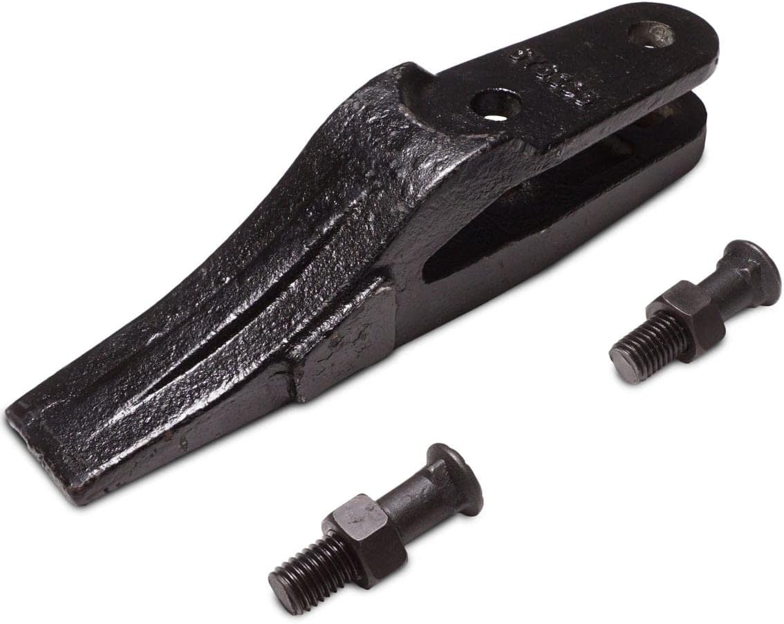 Titan Attachments 1358203 Bucket Teeth 4pc Set CAT 305CR 304.5 304CR Unitooth Digging w/Bolt Nut