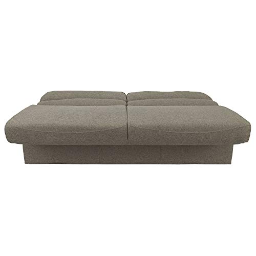 RecPro Charles RV 72" Jackknife Sofa | Love Seat | Sleeper Sofa | RV Furniture | RV Couches | Cloth (Oatmeal)