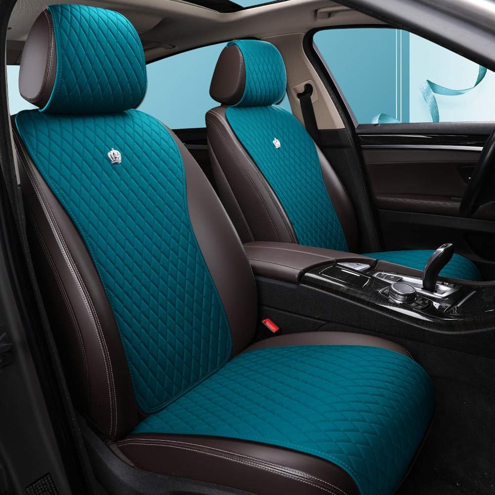 Purple Car Seat Cover Leather Seat Protector for Car Seats Comforty Car Seat Cover 2/3 Covered 11PCS Universal Fit Car/Auto/Truck/SUV (A-Purple)