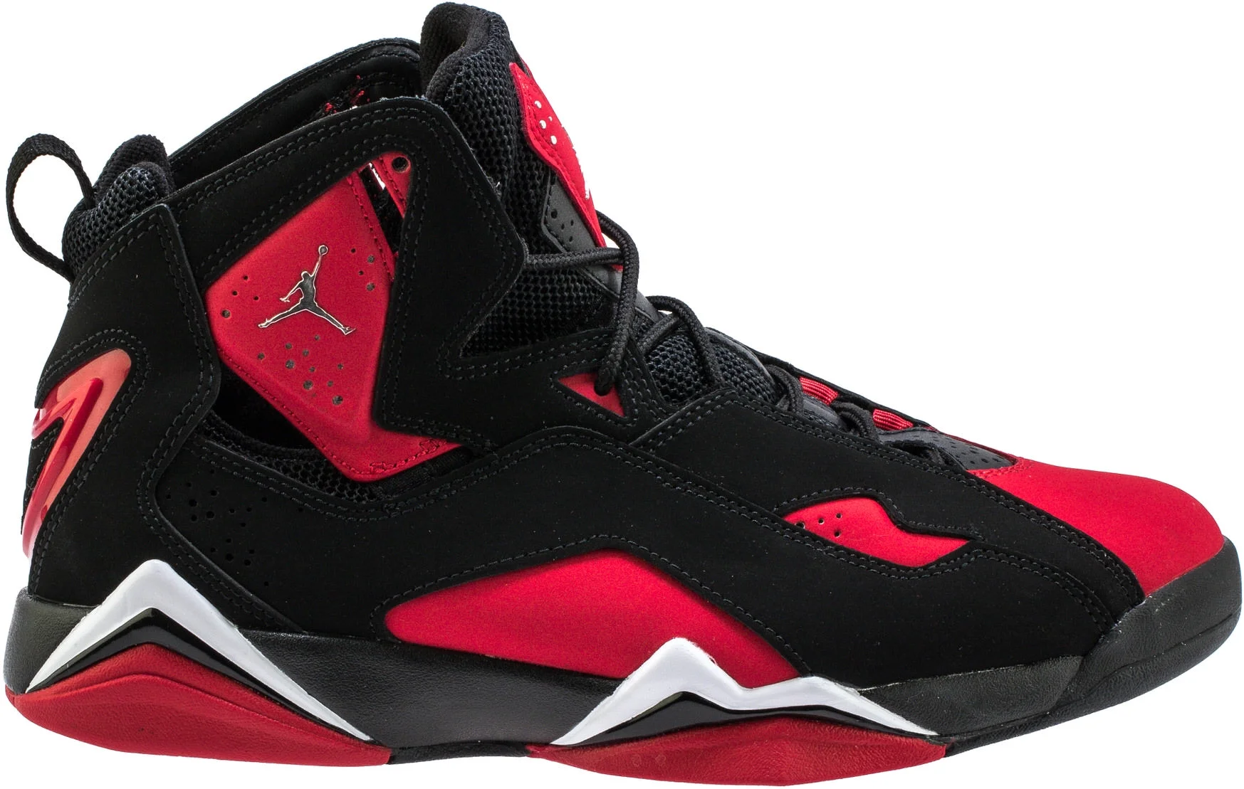 Jordan Men True Flight Black / Chrome-University Red CU4933-001, Size 8.5 US
