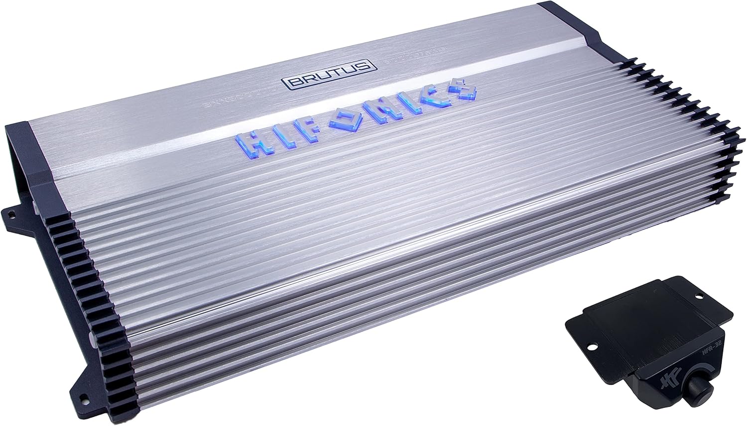Hifonics BXX6000.1D 6000 Watt RMS 1-Channel Monoblock D Class Amplifier Brutus Car Audio, Silver