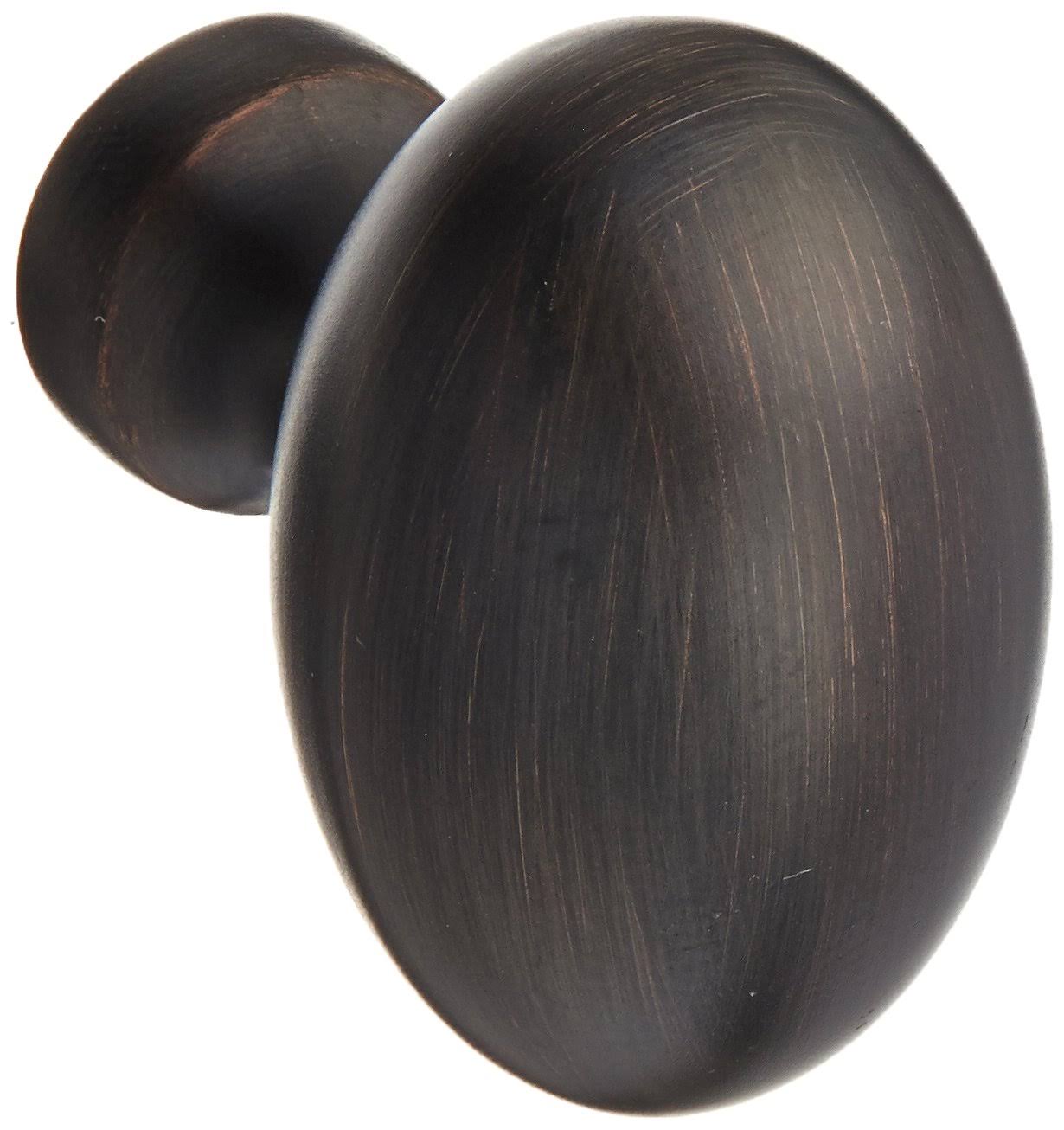 Amerock BP53014-25PACK Allison Value Hardware 1-3/8 inch Long Oval Cabinet Knob Oil Rubbed Bronze