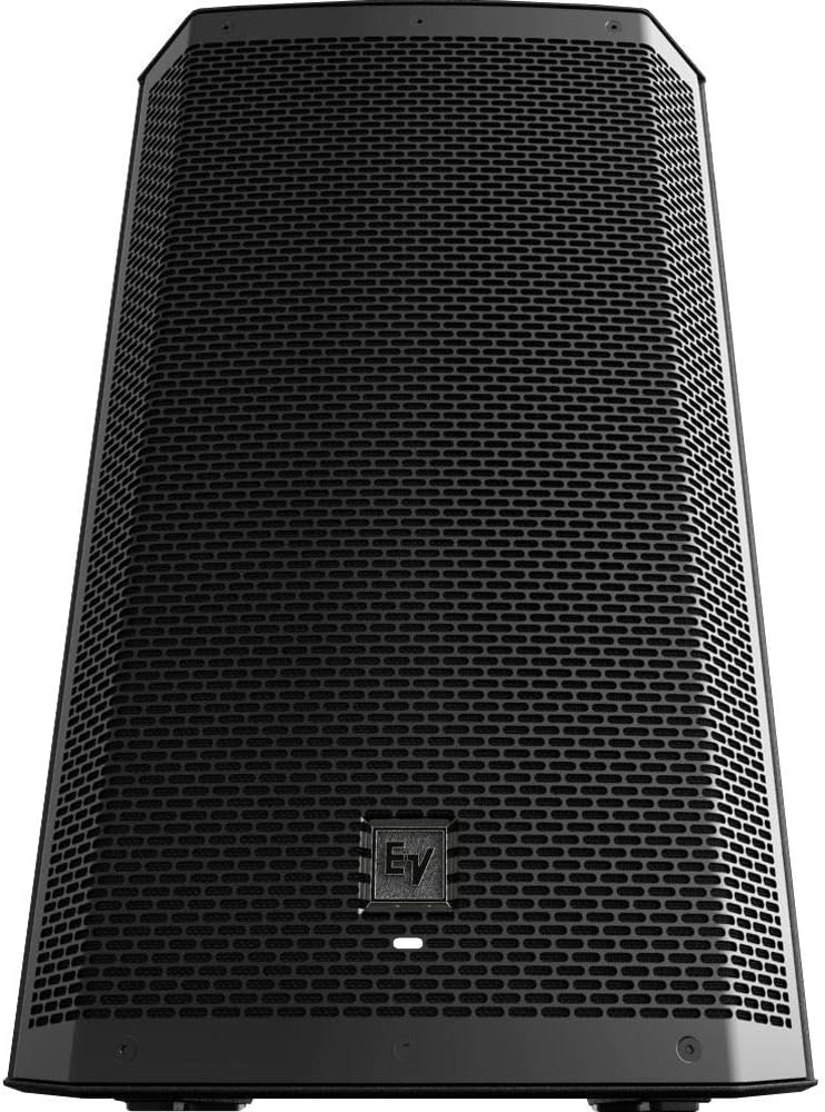 Electro-Voice ZLX-12BT 12 2-Way 1000W Bluetooth Powered Loudspeaker (Pair) with 2x Steel Speaker Stand, Stand Bag 51 and 2x XLR Cable Bundle