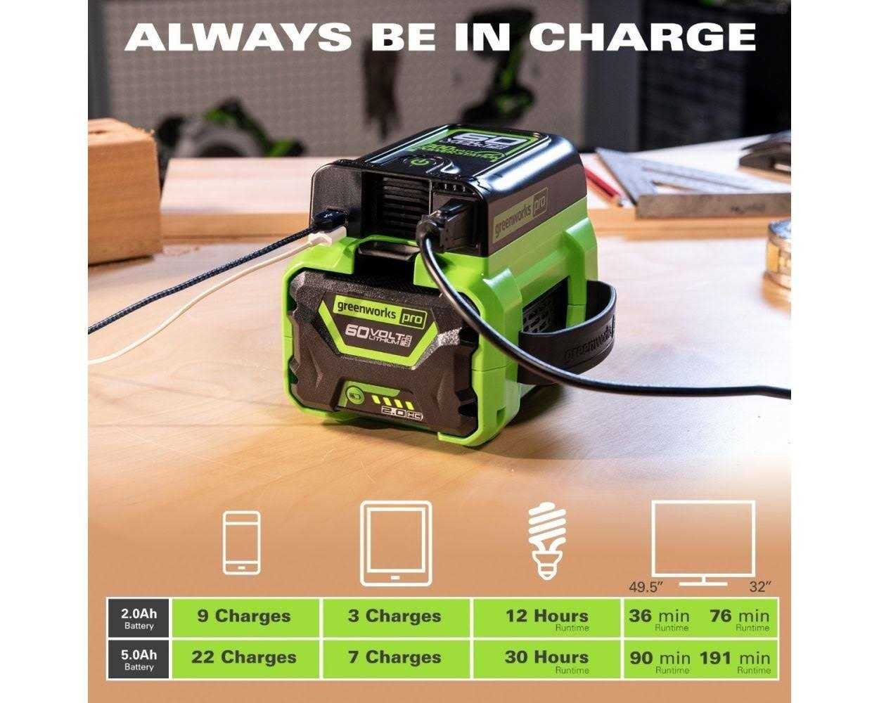 Greenworks 300W PRO Power Inverter Generator
