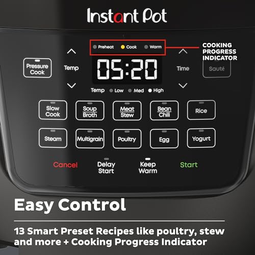 Instant Instant Pot Rio Wide Base Programmable Outer Lid Automatic pressure cooker