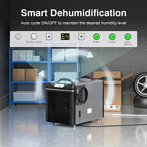 BaseAire Dehumidifiers with Drain Hose for Crawlspace Basement