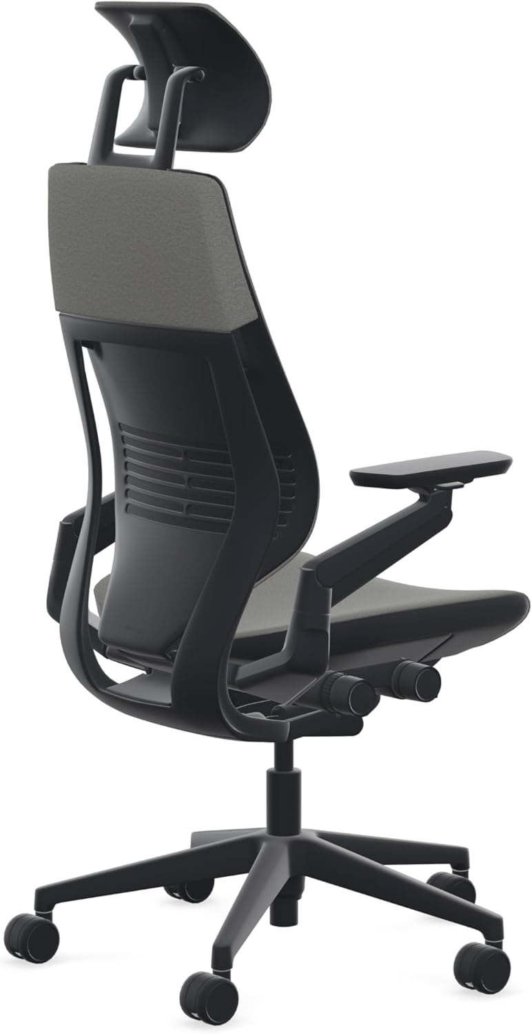 Steelcase Era Night Owl Gesture Wrapped Back + Headrest Hard Casters