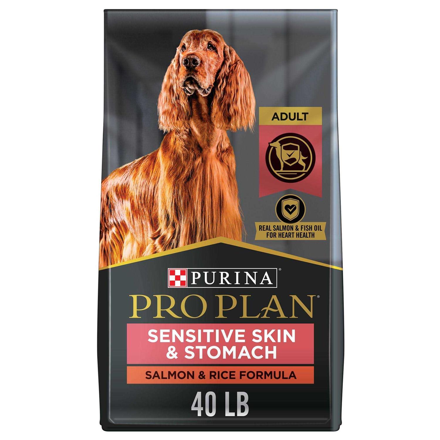 Purina Pro Plan Sensitive Skin &amp; Stomach Salmon &amp; Rice Formula Dry Dog Food - Pet Supplies online store