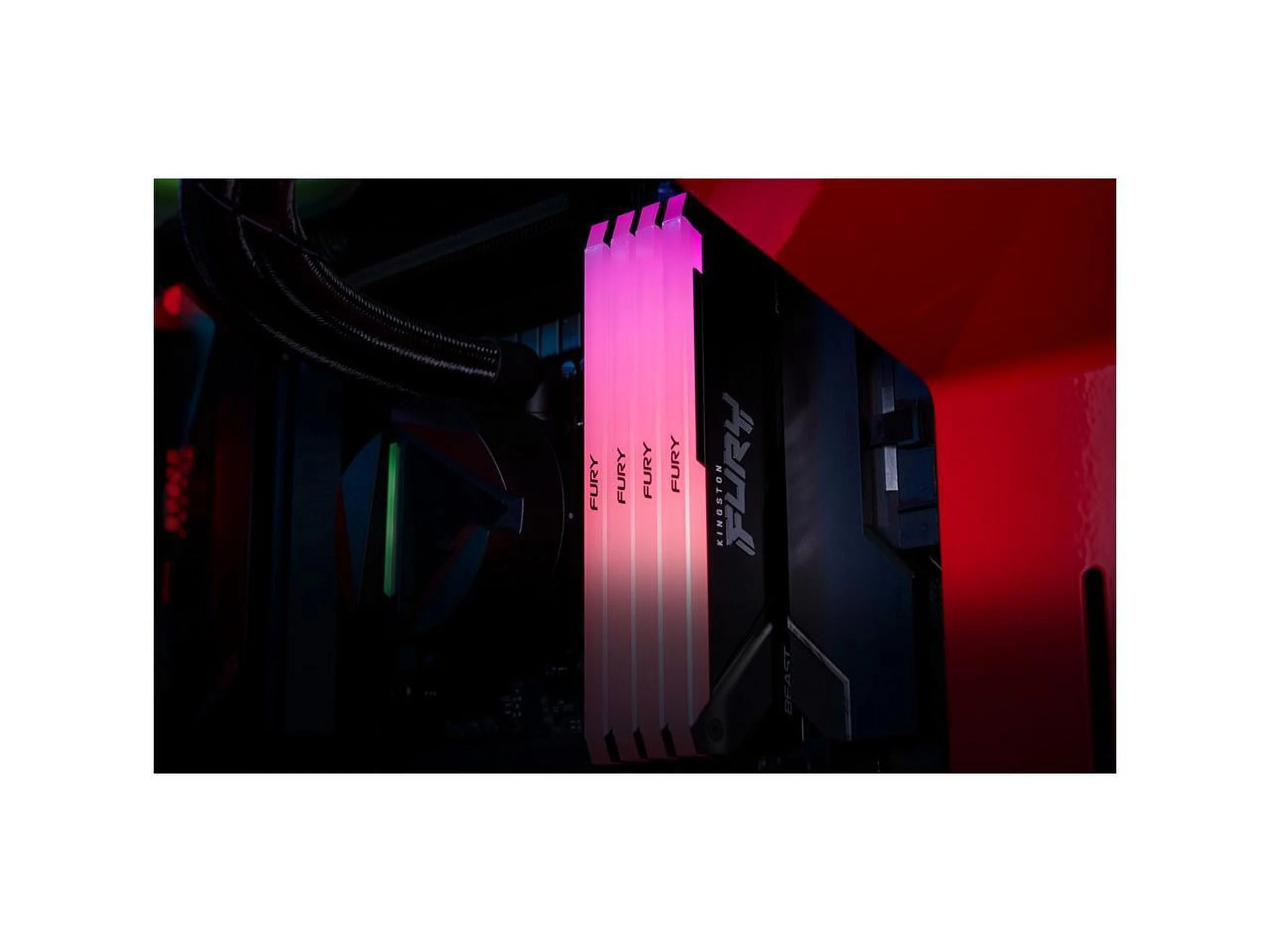 Kingston FURY Beast 64GB (4 x 16GB) 288-Pin PC RAM DDR4 2666 (PC4 21300) Desktop Memory Model KF426C16BB12AK4/64