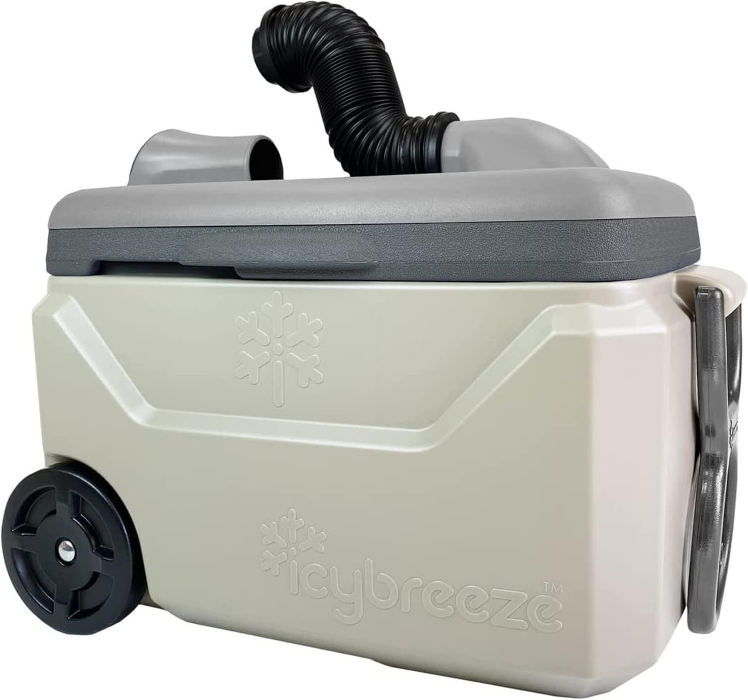 IcyBreeze V2 Pro Portable Air Conditioner & Cooler 38 Quarts, with Rechargeable 6AH Battery, Camping Traveling Compact All-In-One (Molten Red)