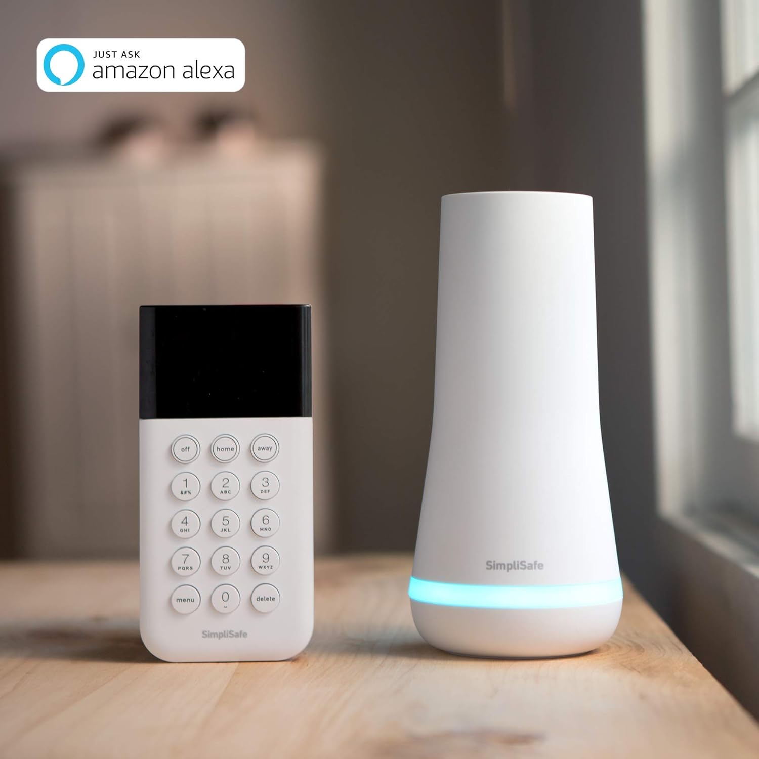 SimpliSafe 9 Piece Wireless Home Security System w/HD Camera - Optional 24/7 Professional Monitoring - No Contract - Compatible with Alexa and Google Assistant