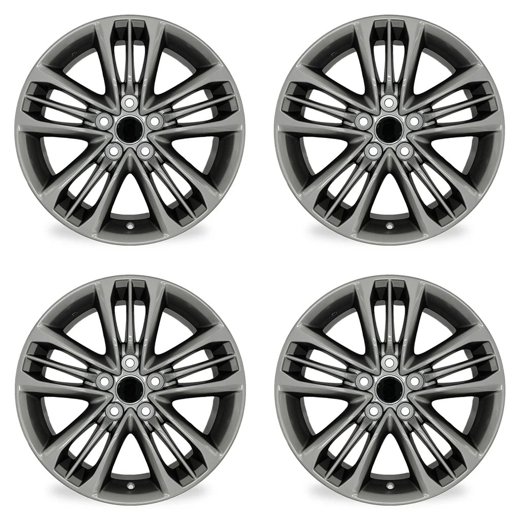 17" SET OF 4 NEW 17" 17x7 15 spoke Alloy Wheels For TOYOTA CAMRY 2015-2017 GREY OEM Quality Replacement Rim