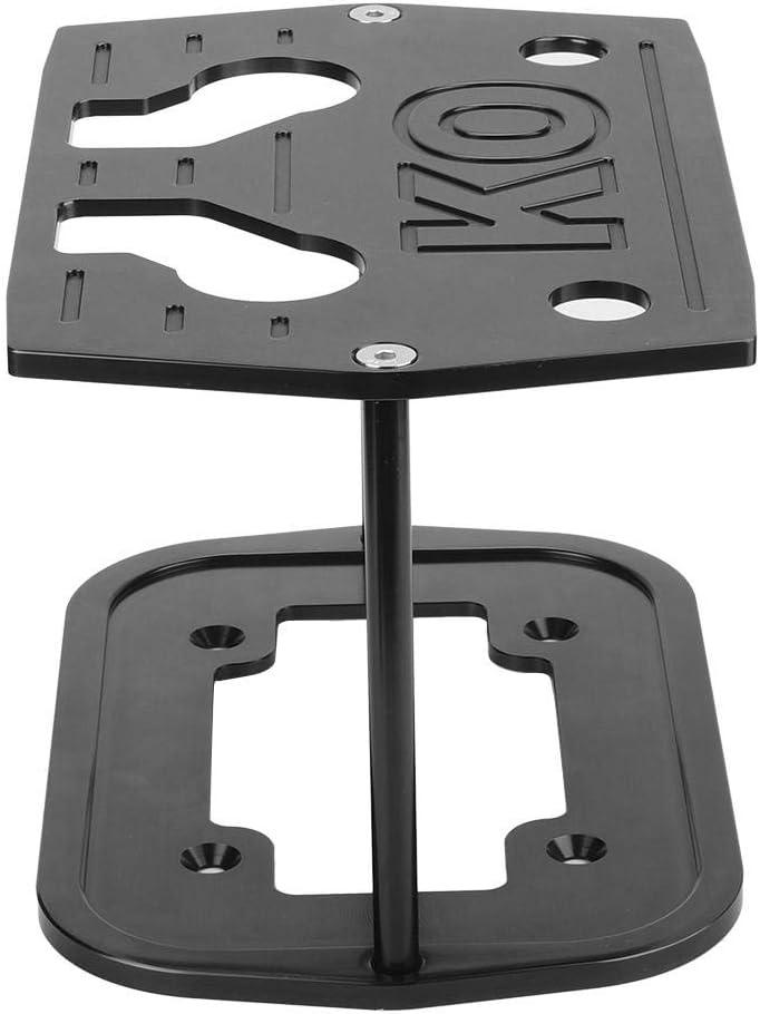 Yctze Stainless Steel Battery Tray Hold Down for Optima 34/78 Battery Red Yellow Top(Black) optima battery hold down,34/78 battery tray,red top battery holder,optima battery tray 75/25,chrome optima