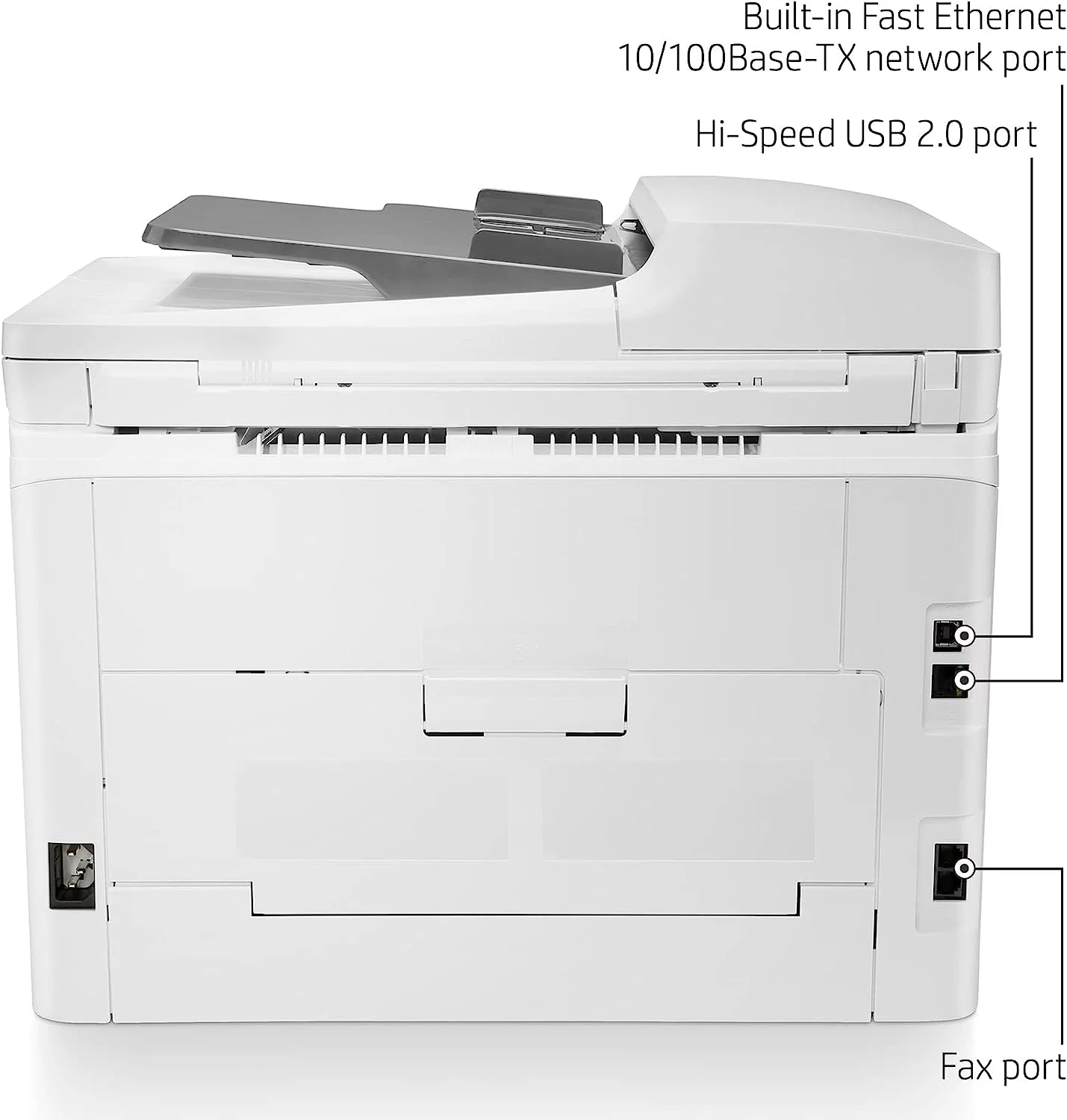 HP Color Laserjet Pro M183fw Wireless All-in-One Laser Printer for Home Office-Print Scan Copy Fax-16 ppm, 600 x 600 dpi, 8.5 x 14, Auto 2-Sided Printing,35-Sheet ADF,Ethernet,4 Feet USB Printer Cable