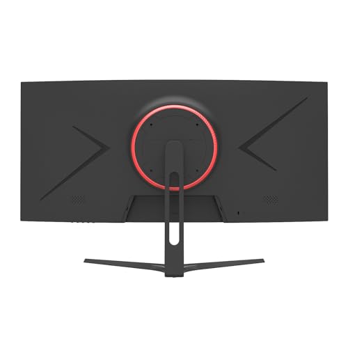 CRUA 30Inch Ultrawide Curved Monitor, 21:9 WFHD(2560x1080P) VA Computer Monitor, 120% sRGB 100HZ 1500R PC Monitors Support FreeSync, Wall-Mounted, with HDMI/DP Display Port-Black