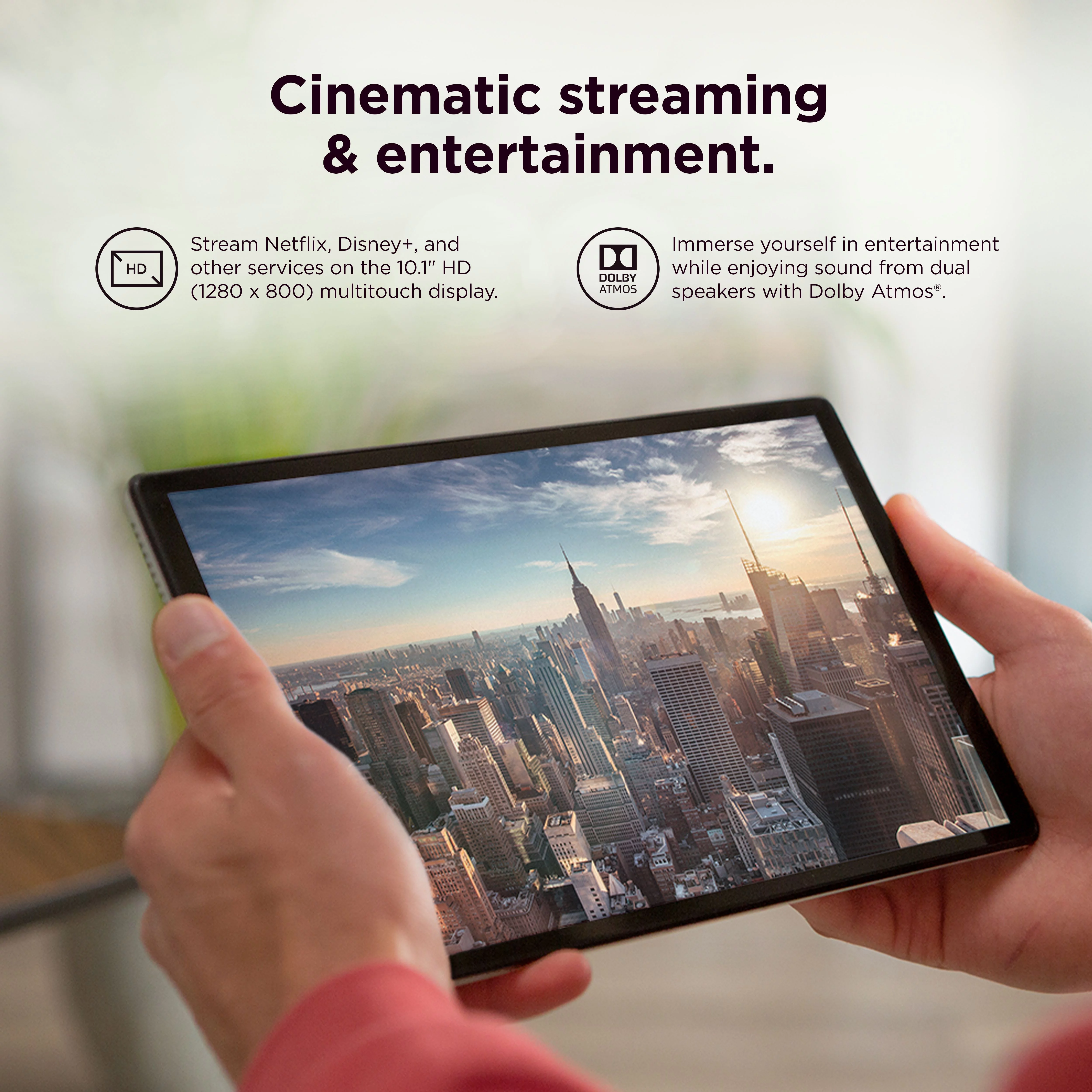 Lenovo Tab M10 HD (2nd Gen) 10" Tablet, 32GB Storage, 3GB Memory, Android 10, HD Display