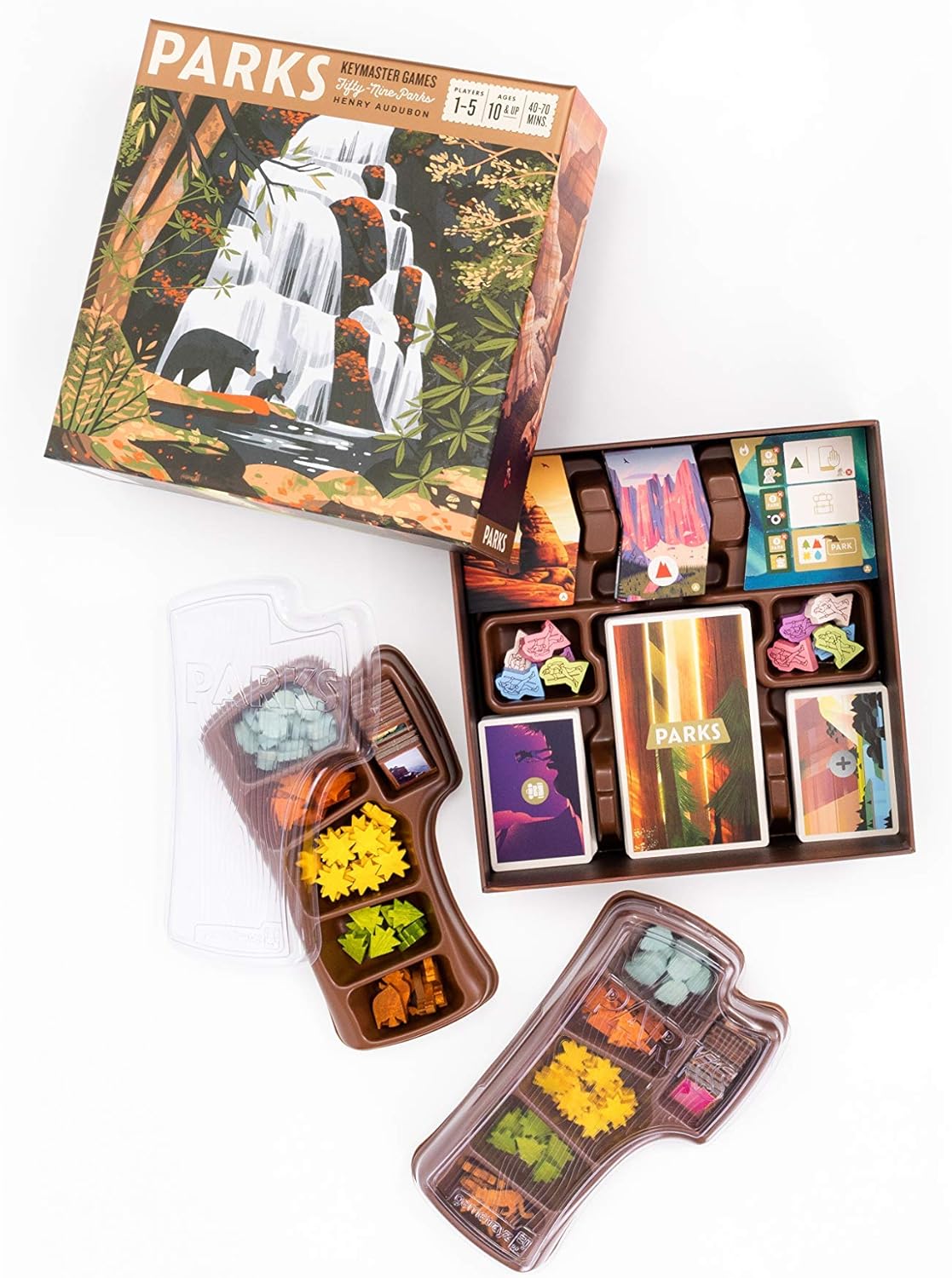PARKS Board Game - a Family and Strategy game about National Parks by Keymaster Pack of 2