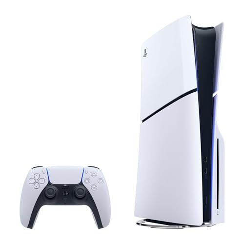 Sony PlayStation 5 Slim Upgraded 3TB Disc Edition Spider-Man 2 Bundle - White, Slim PS5 Upgraded 3TB Ultra Fast SSD Gaming Console with C-Gamers Controller Storage Case [video game]