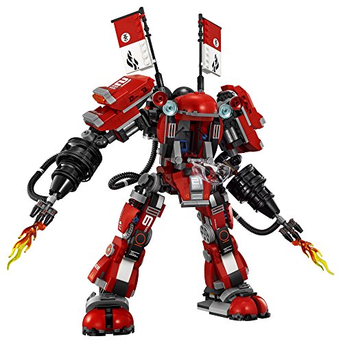 LEGO NINJAGO Movie Fire Mech 70615 Building Kit (944 Pieces)