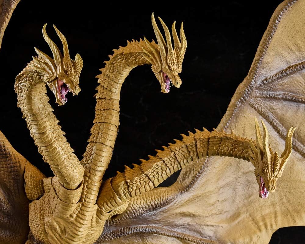 TAMASHII NATIONS Bandai S.H. MonsterArts King Ghidorah 2019 "Godzilla: King of The Monsters Action Figure