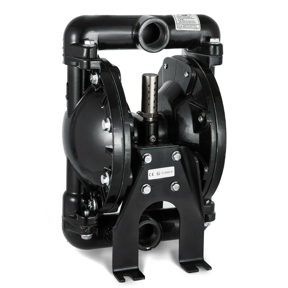 Air-Operated Double Diaphragm Pump 1" Inlet Outlet Petroleum Fluids 35GPM 120PSI