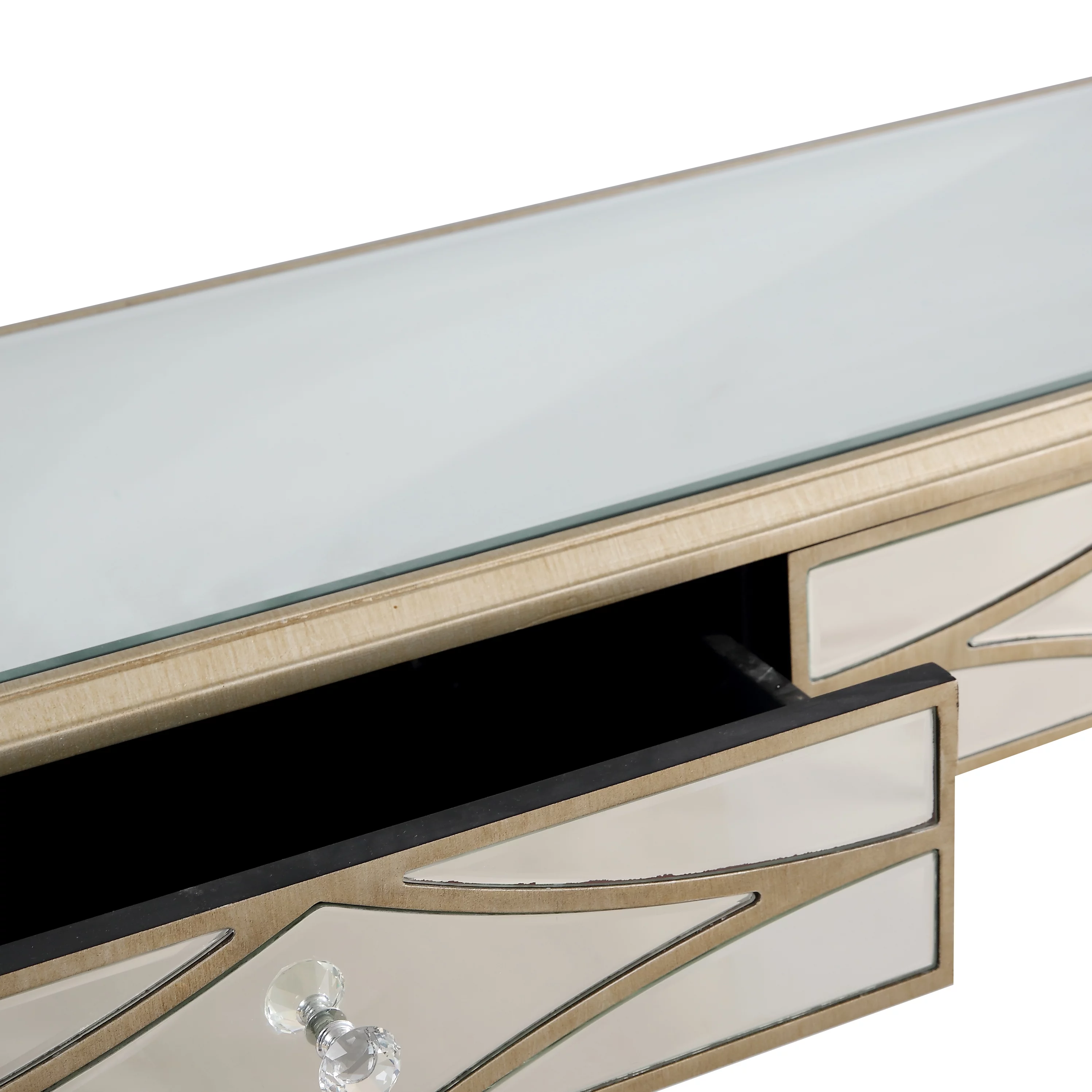 Camden Isle Huxley Wall Mirror and Console Table