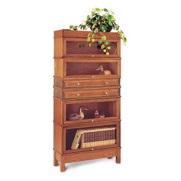 Barrister Bookcase Kit | Oak | Furniture Kits Library