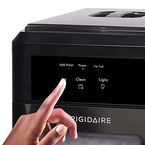 Frigidaire EFIC237 Countertop Crunchy Chewable Nugget Ice Maker, 44lbs per Day, Auto Self Cleaning