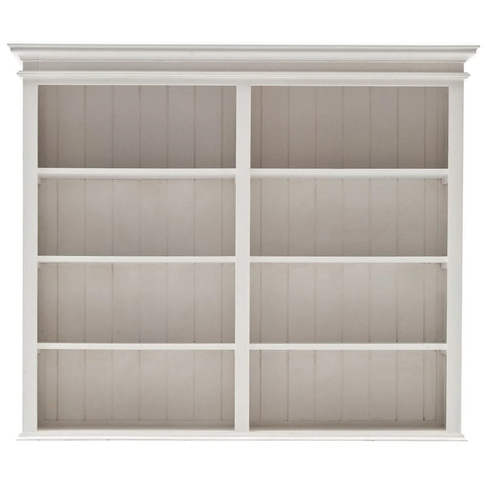 Beaumont Lane Storage Cabinet with Hutch in Pure White