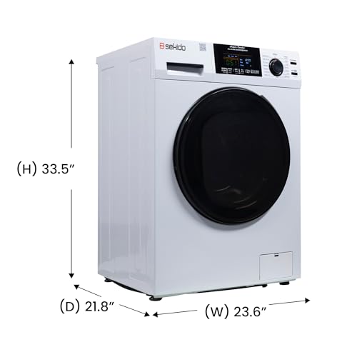 Sekido All-in-One Washer Dryer VENTLESS/VENTED PET cycle 1.62cf/15lbs 110V