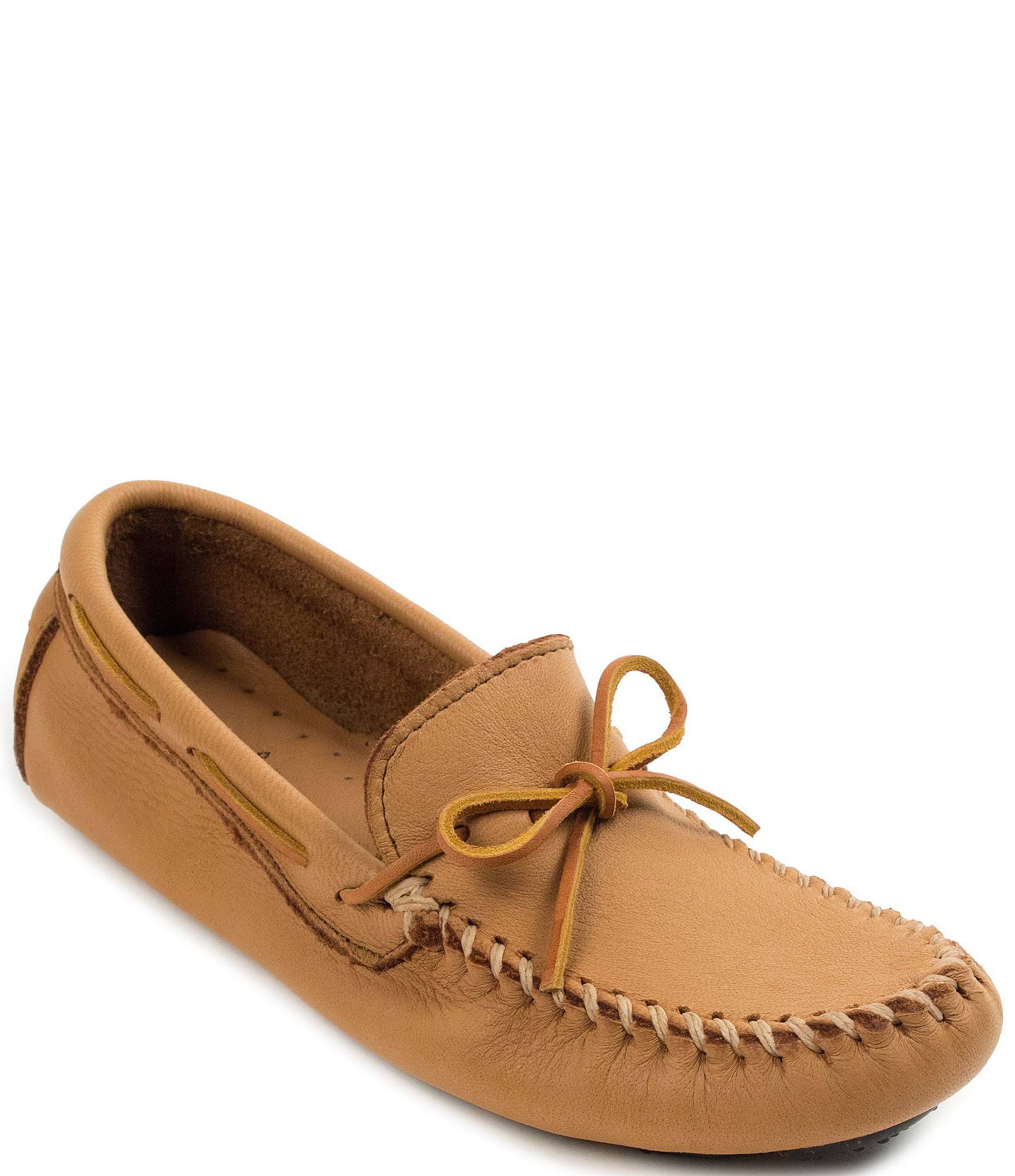 Minnetonka Men&s Moosehide Driving Moc