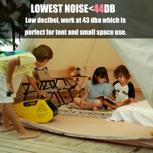 Portable Air Conditioners Air Conditioner Portable Tent Air Conditioner Dehumidifier Portable Air Conditioner Camping 2380BTU Remote Control Portable AC for Truck Outdoor/RVs/Fishing or Pet