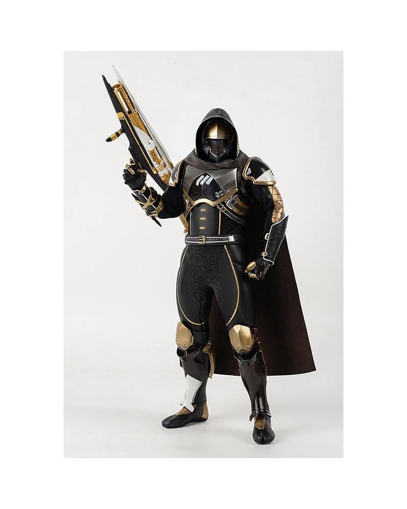 Official Destiny 2 Hunter Sovereign Golden Trace Shader 1:6 Scale Figure
