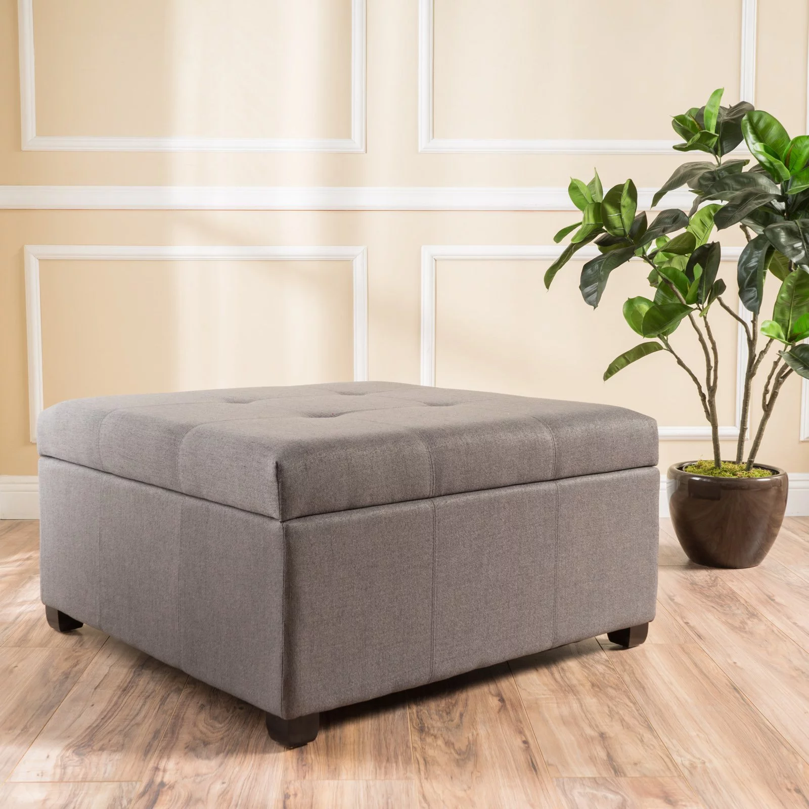 Vance Fabric Storage Ottoman