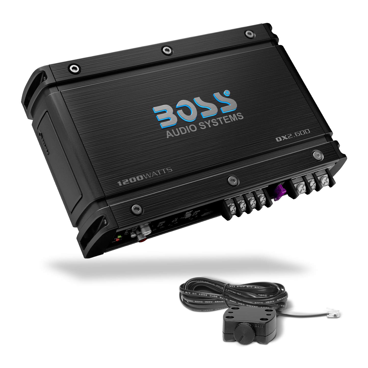 BOSS Audio OX4.400 4 Channel Car Amplifier – 1600 Watts, Full Range, Class A/B, 2-8 Ohm Stable, MOSFET Power Supply, Bridgeable