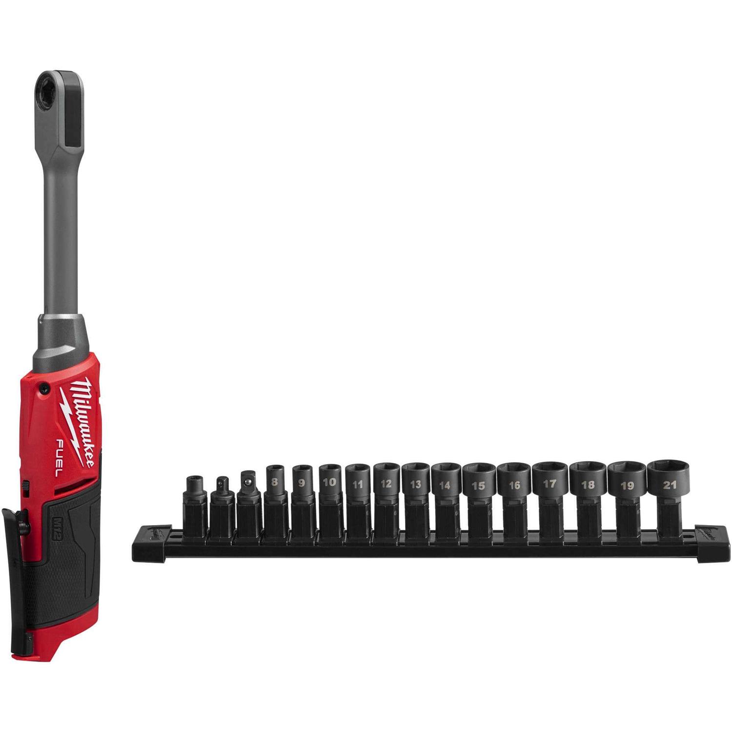 3050-20 Milwaukee M12 FUEL INSIDER Extended Reach Box Ratchet - Shop Hardware Tools Online Store