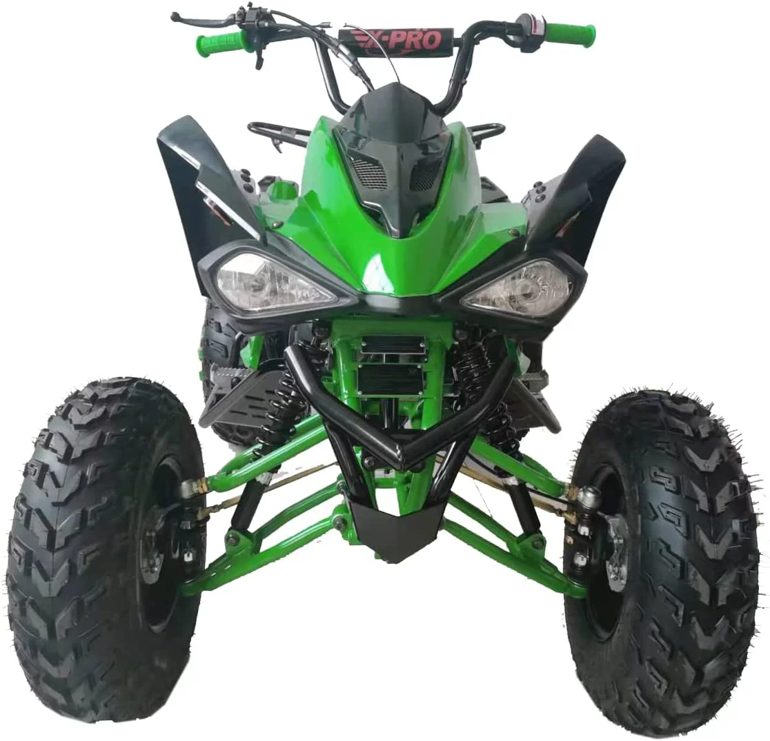X-Pro Brand New 200cc Gas ATV, Automatic Transmission with Reverse LED Headlights Big 23"/22" Tires - Curated Treasures Market